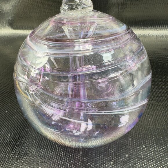 Kitras Art Glass Ball Tree Of Enchantment Large Glass Ornament Witch Ball Orb - Picture 12 of 14